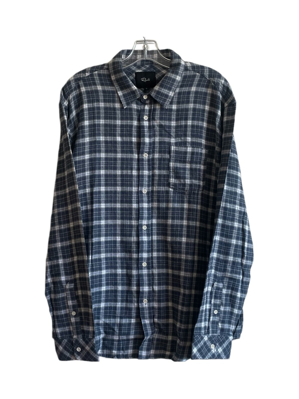 Rails Blue Plaid Long-Sleeve Button-Down Shirt